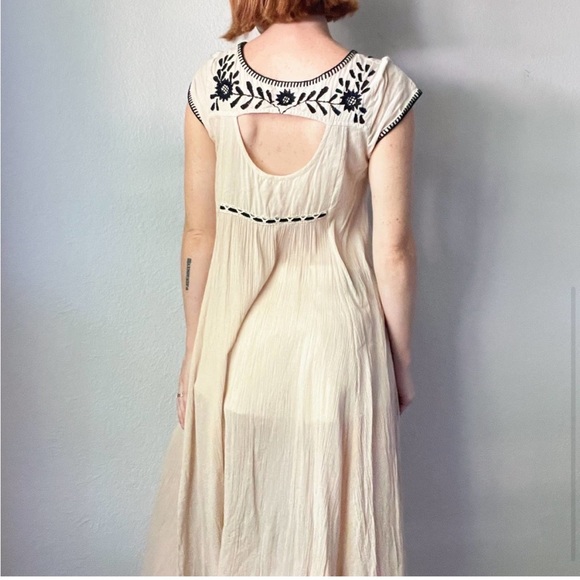 Free People Embroidered high-low Tunic Dress - Picture 5 of 6